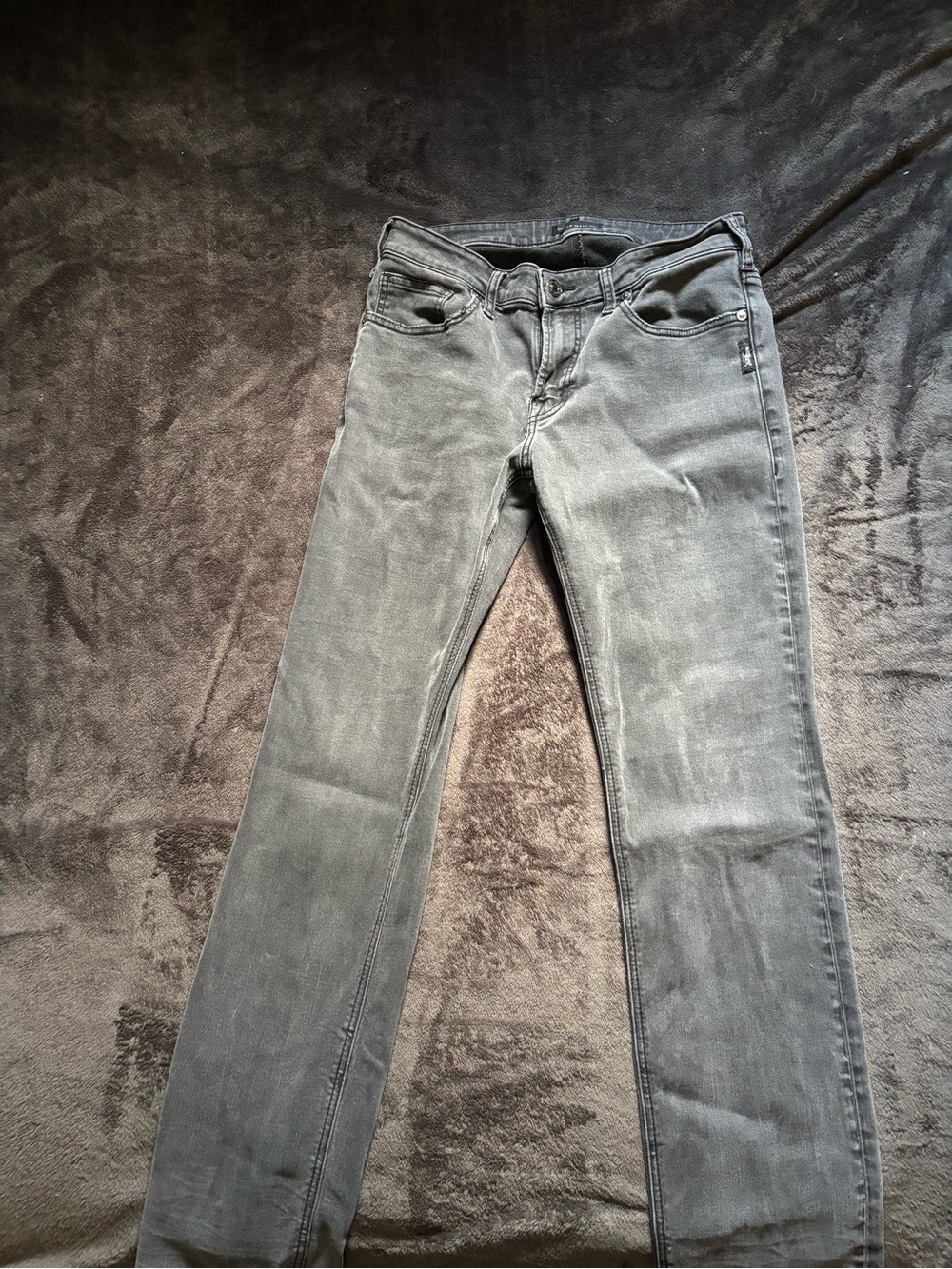 Silver Jeans Straight Leg Women's Gray Denim Pants